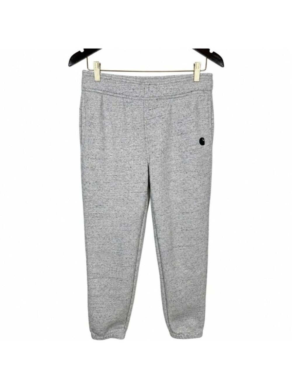 Carhartt Relaxed Fit Sweatpants Women’s Small Gray Fleece Lined Joggers Logo